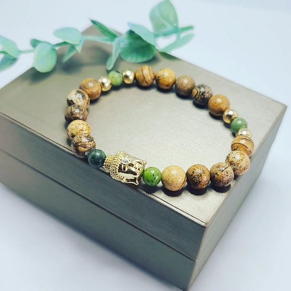 Picture Jasper bracelet - Picture 1 of 5